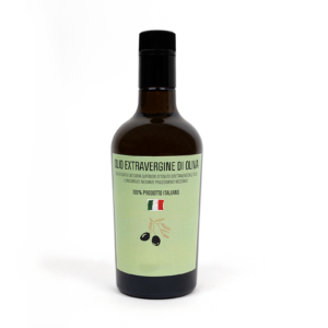 Bottiglia da 500 ml di olio extravergine di oliva